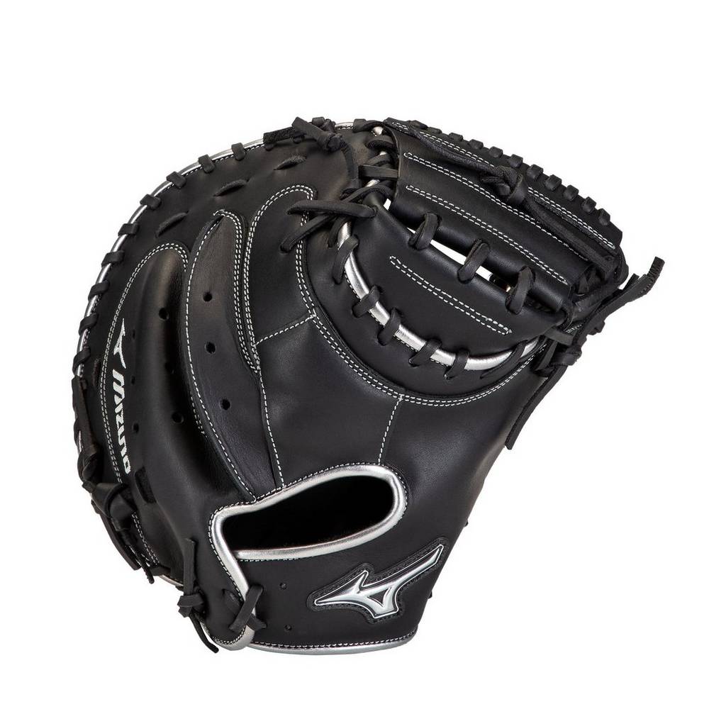 Catchers Mitt Mizuno Baseball MVP Prime SE 34" Uomo - Nere/Argento - 90527-TNEV